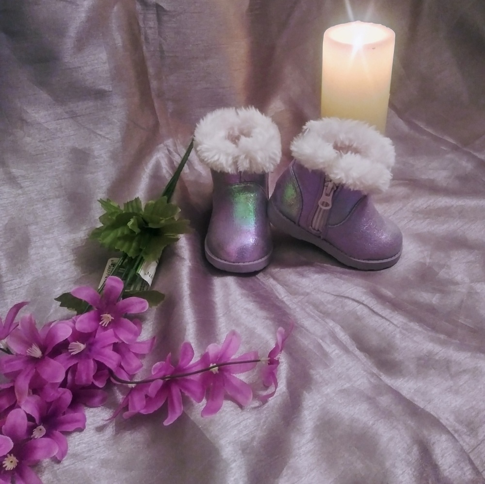 Cat and jack unicorn ✨ fur lined infant boot